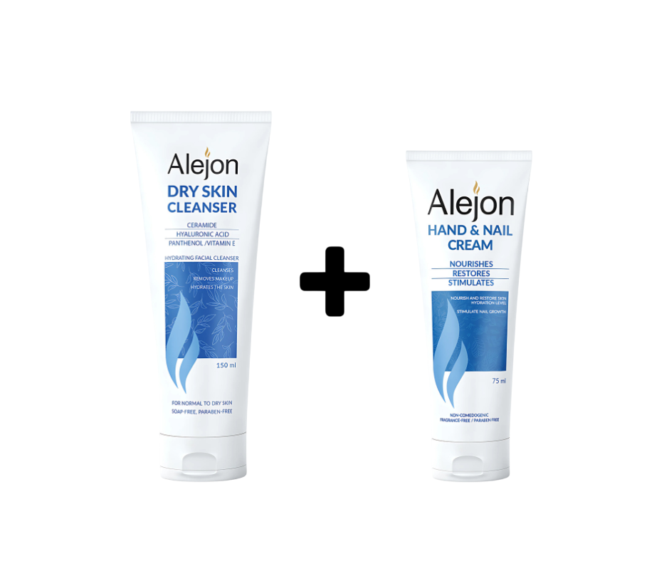 اليجون غسول للبشره الجافه 150مل +كريم  مرطب لليد 75جرام عرض